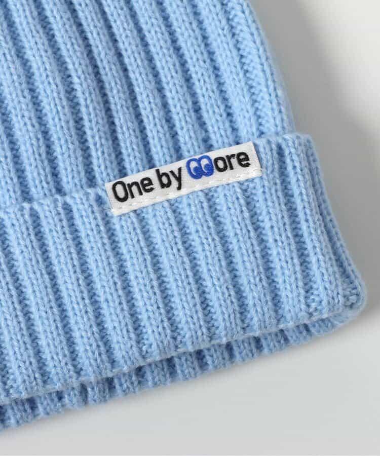 one by more 多色針織帽