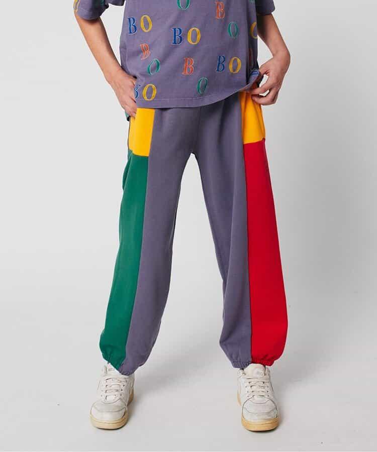 colorblock jogging 長褲 兒童款