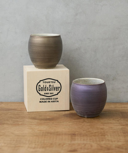 coral 霧面金短款杯