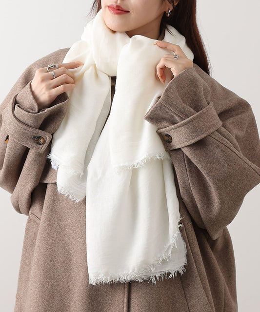 大尺寸純色披肩