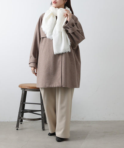 大尺寸純色披肩