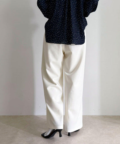 彈力針織 鬆緊腰 前貼袋 工裝褲