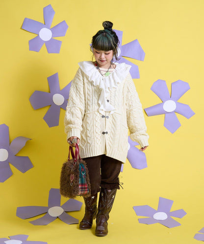 Me+Me 心形吊墜裝飾 毛絨 波士頓包