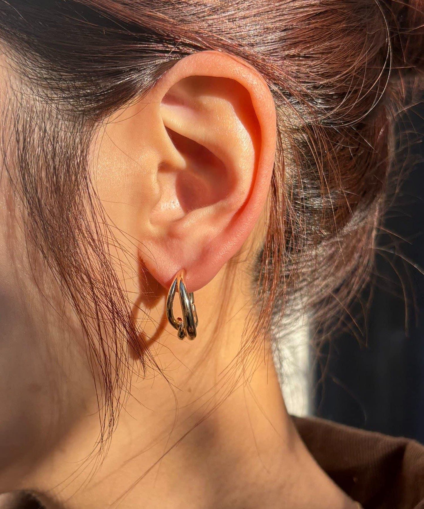 GOLDY 結飾圓環耳釘