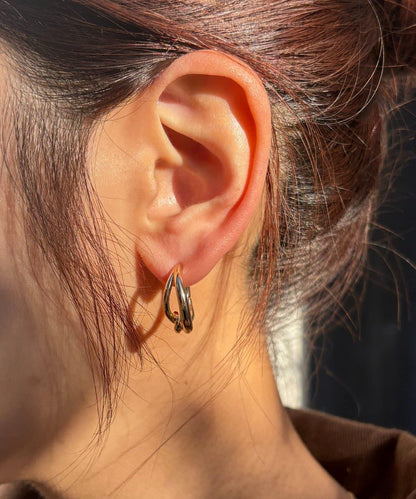 GOLDY 結飾圓環耳釘