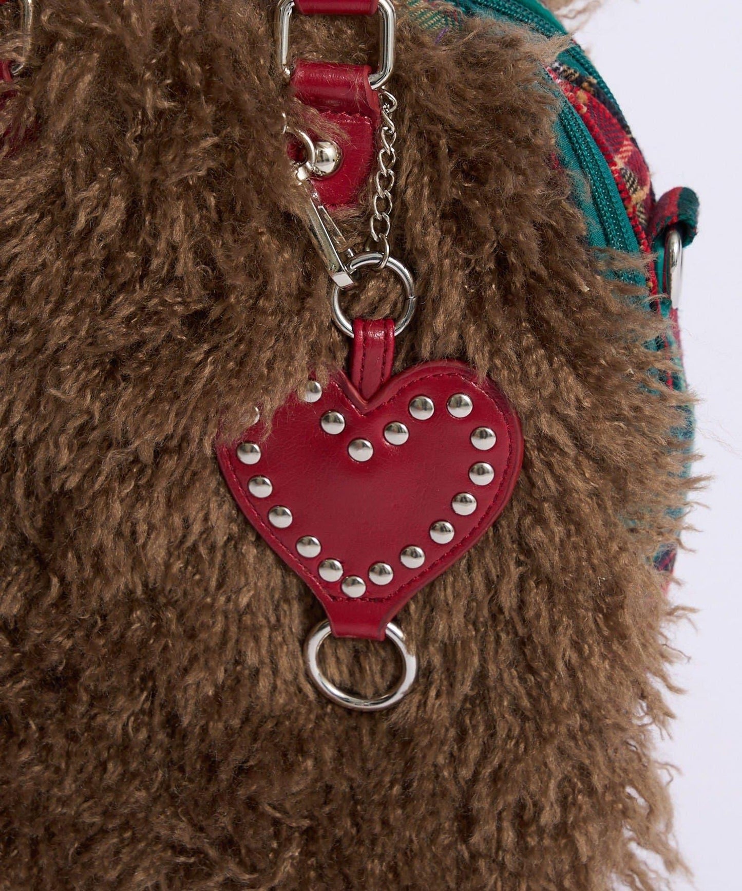 Me+Me 心形吊墜裝飾 毛絨 波士頓包