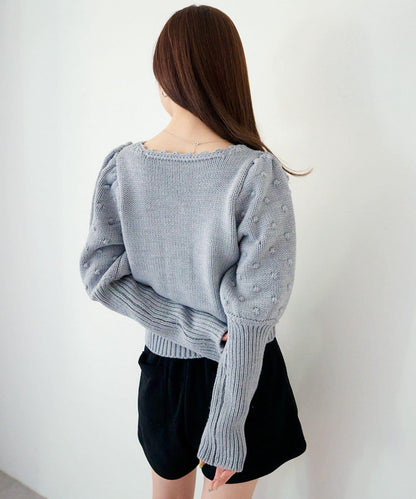 Kastane 蓬蓬針織開衫