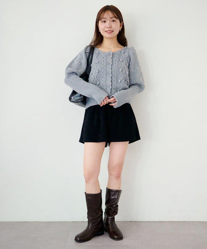 Kastane 蓬蓬針織開衫