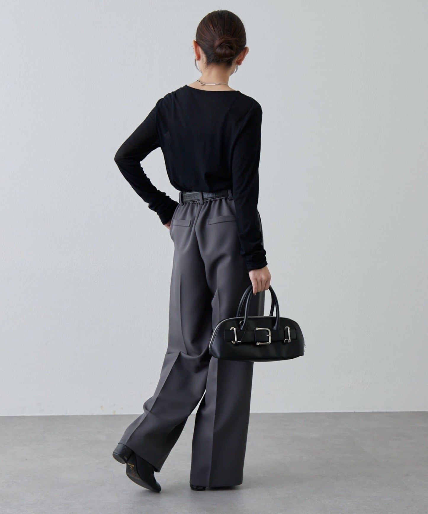 透紗照片圖案長袖T恤