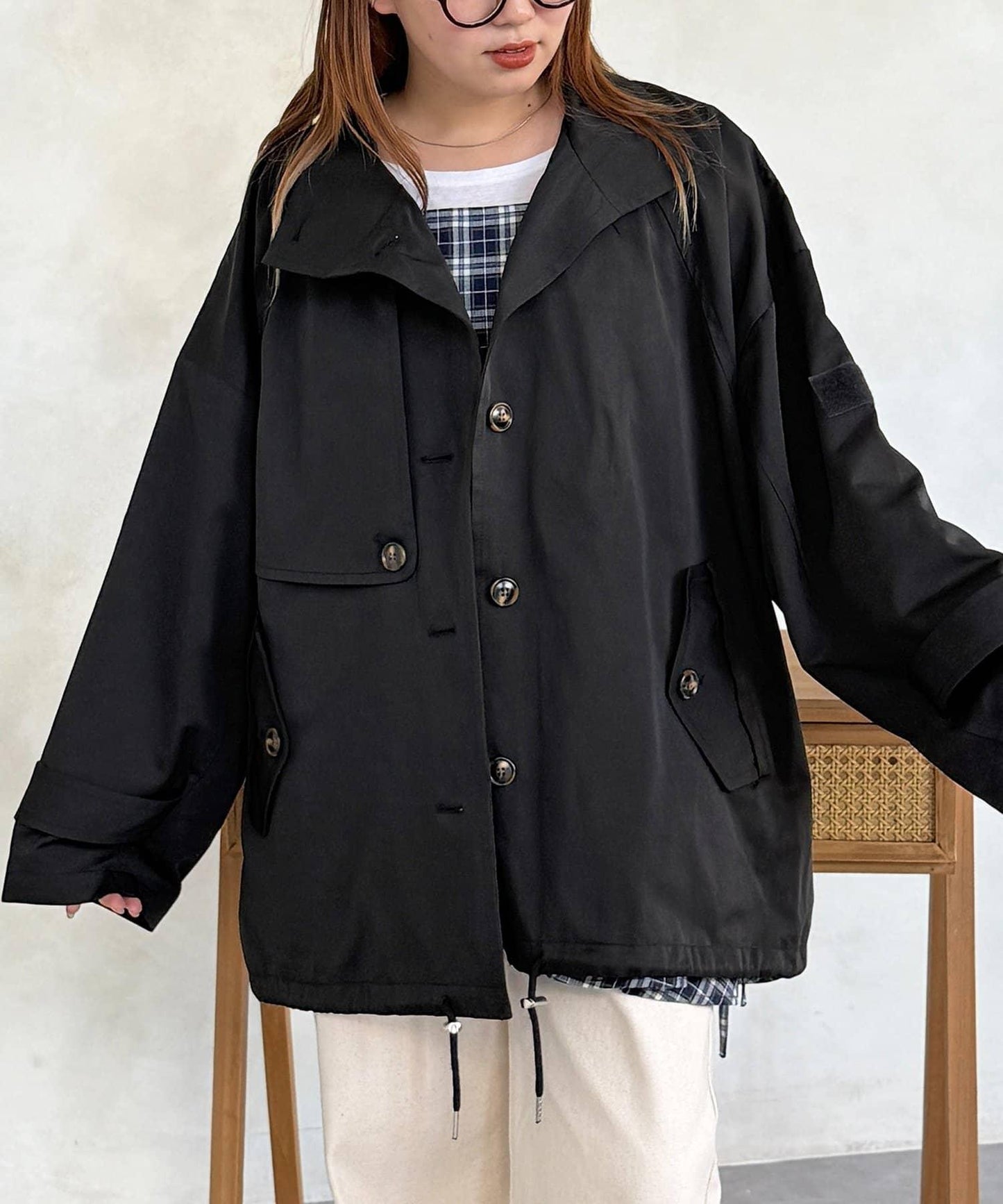 中長款 mod風風衣