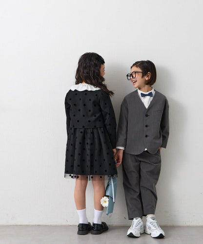 兒童禮服風夾克褲裝套裝