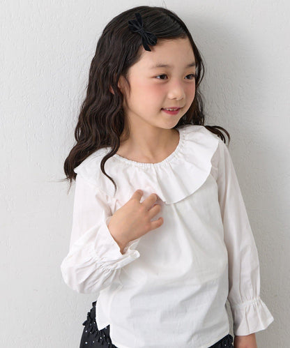 KIDS 禮儀荷葉領 襯衫