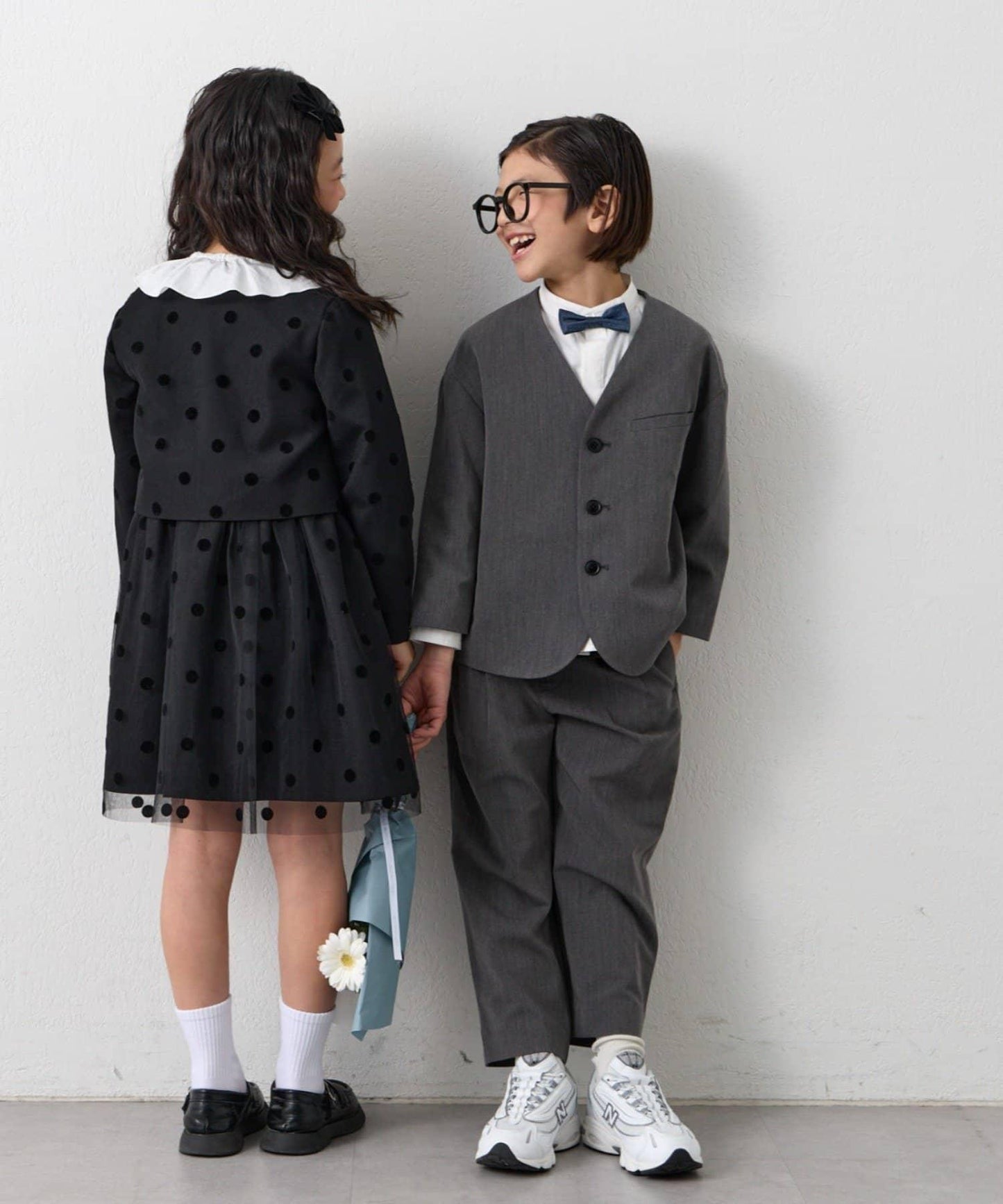 兒童禮服風夾克褲裝套裝