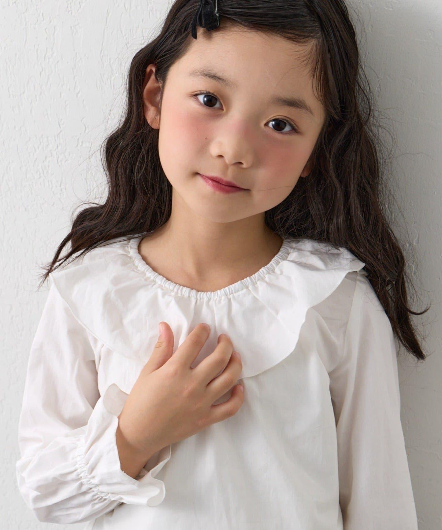 KIDS 禮儀荷葉領 襯衫