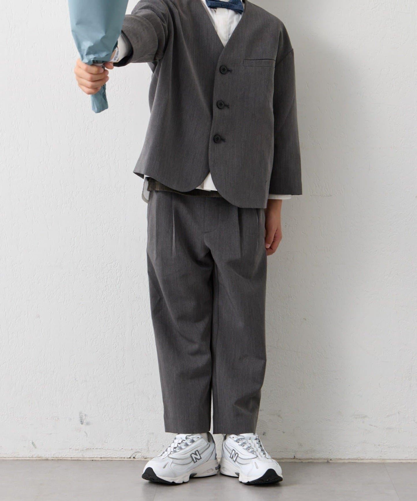 兒童禮服風夾克褲裝套裝