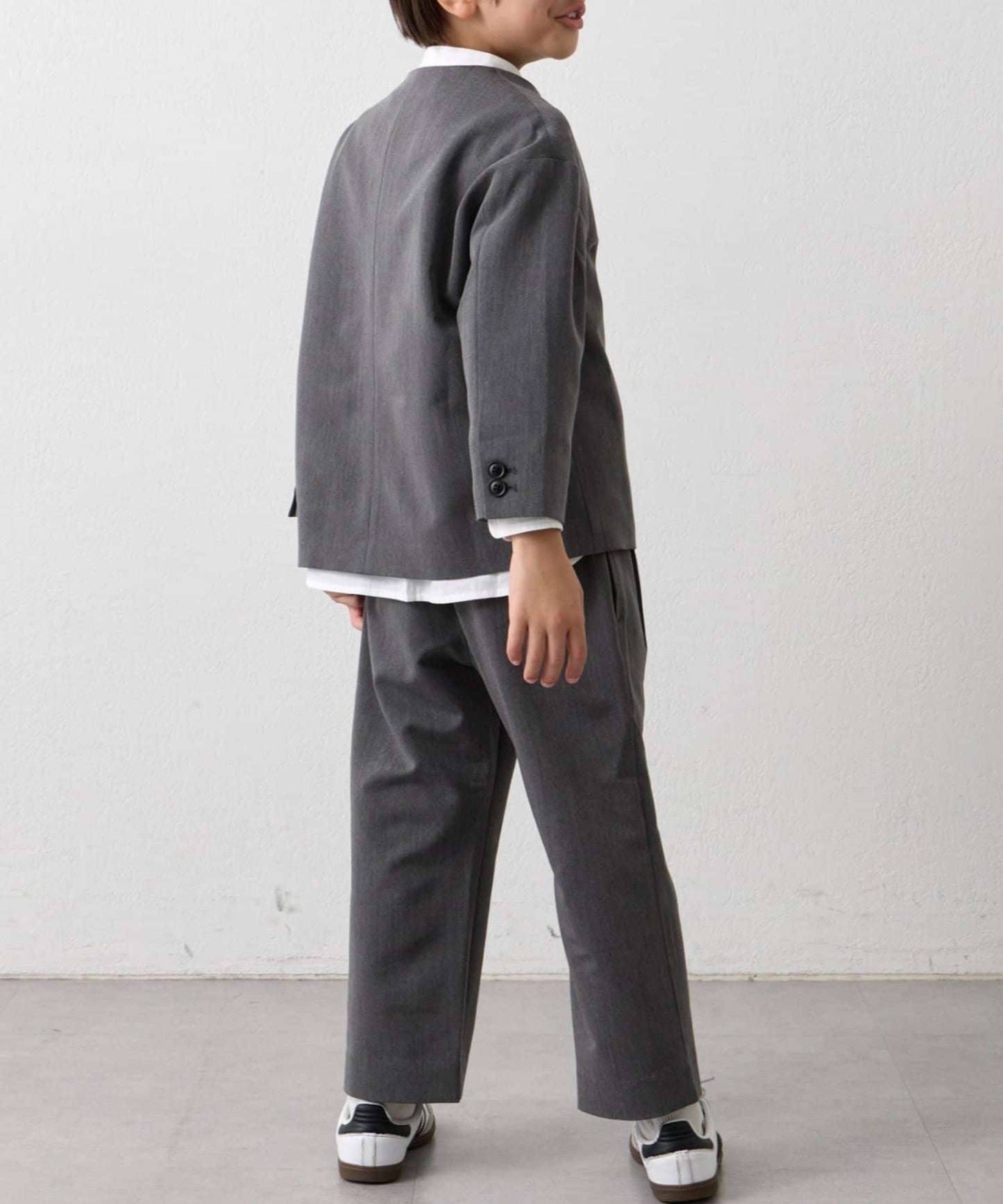 兒童禮服風夾克褲裝套裝