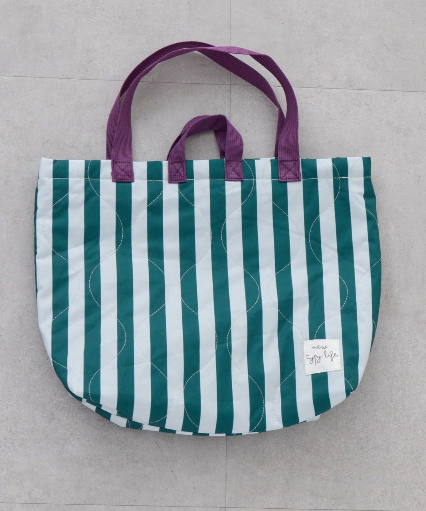 KIDS 新生活入學準備 條紋 手提課包