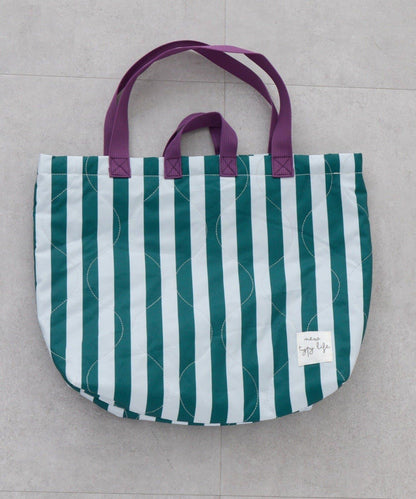 KIDS 新生活入學準備 條紋 手提課包