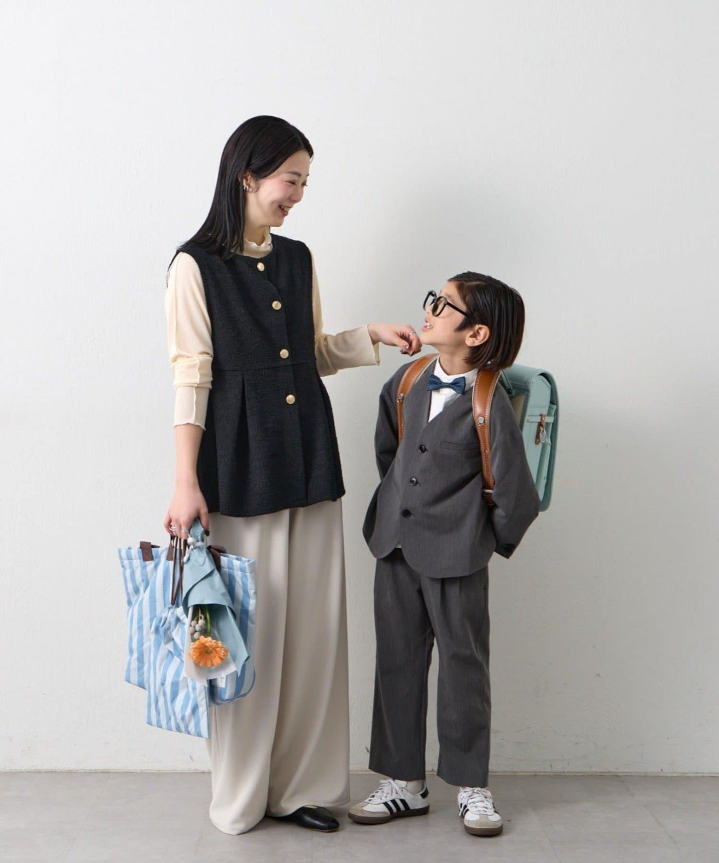 兒童禮服風夾克褲裝套裝