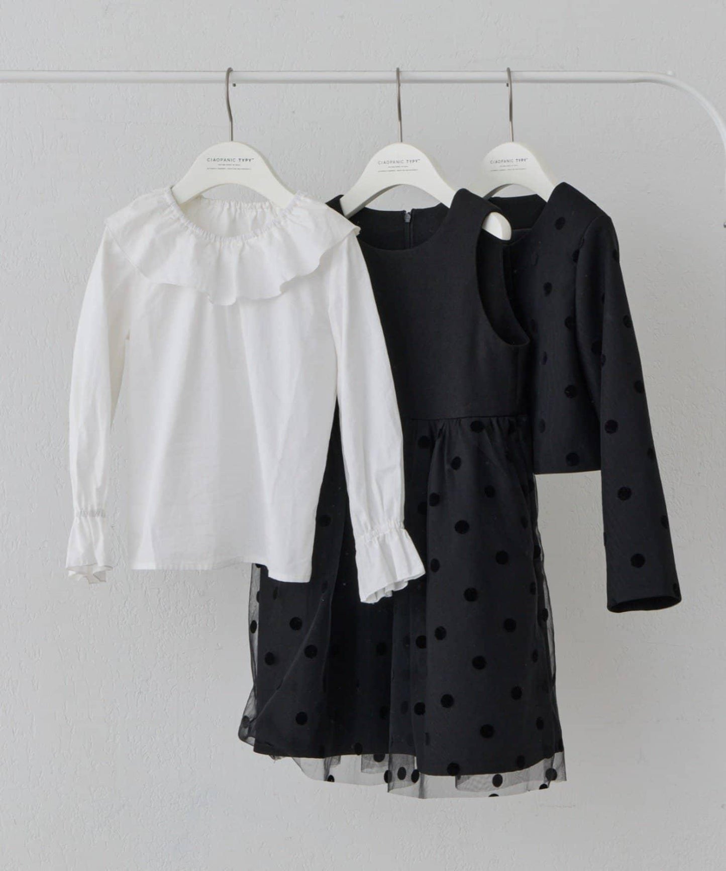 KIDS 禮儀荷葉領 襯衫