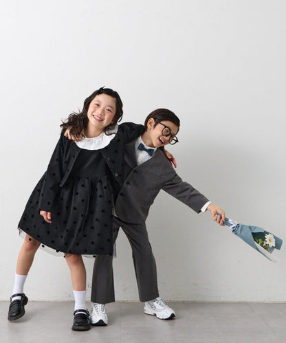 兒童禮服風夾克褲裝套裝