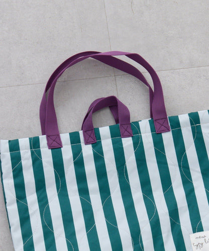 KIDS 新生活入學準備 條紋 手提課包