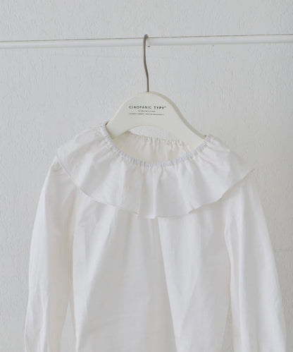 KIDS 禮儀荷葉領 襯衫