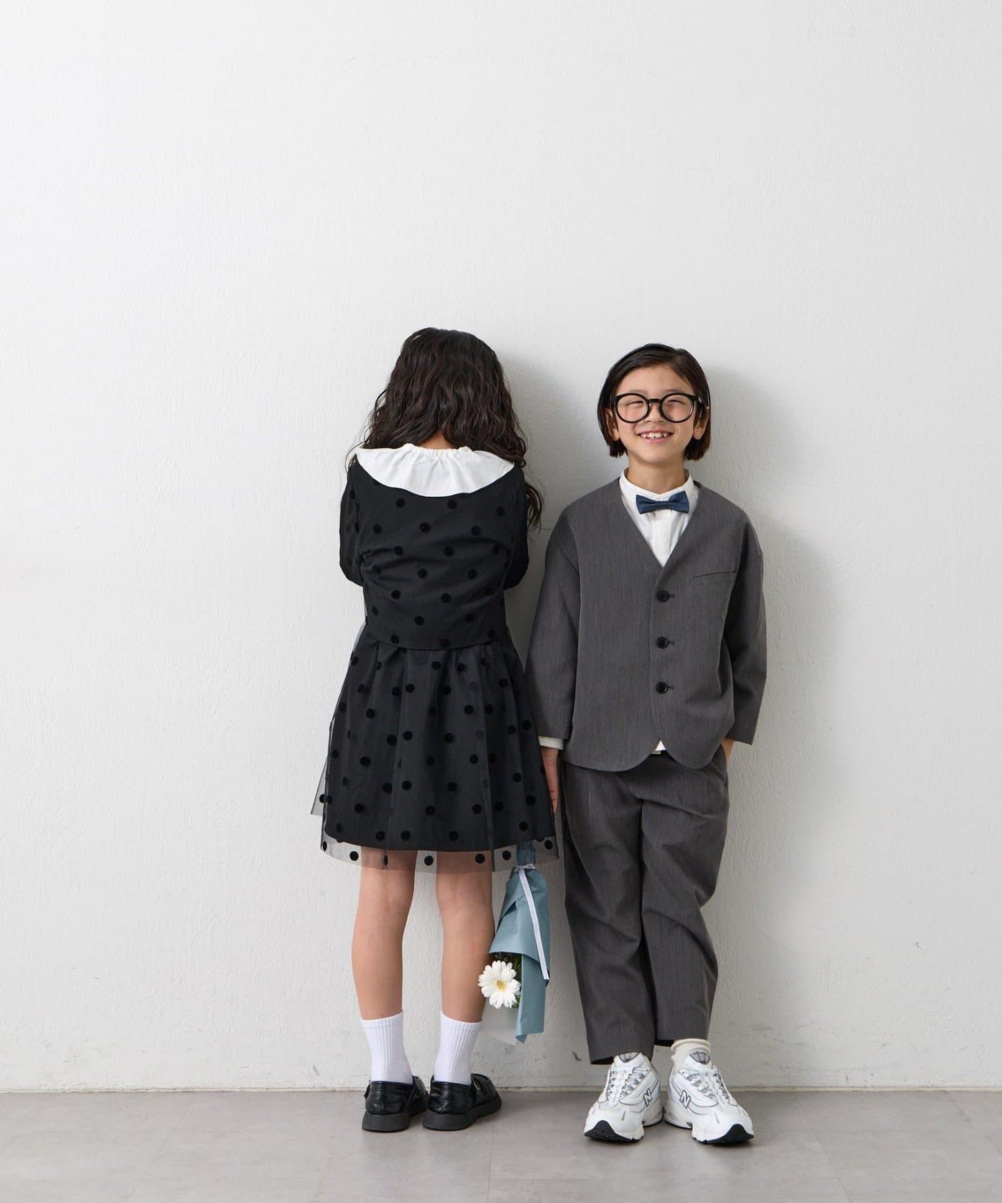 兒童禮儀正式款 蝴蝶結設計 襯衫套裝