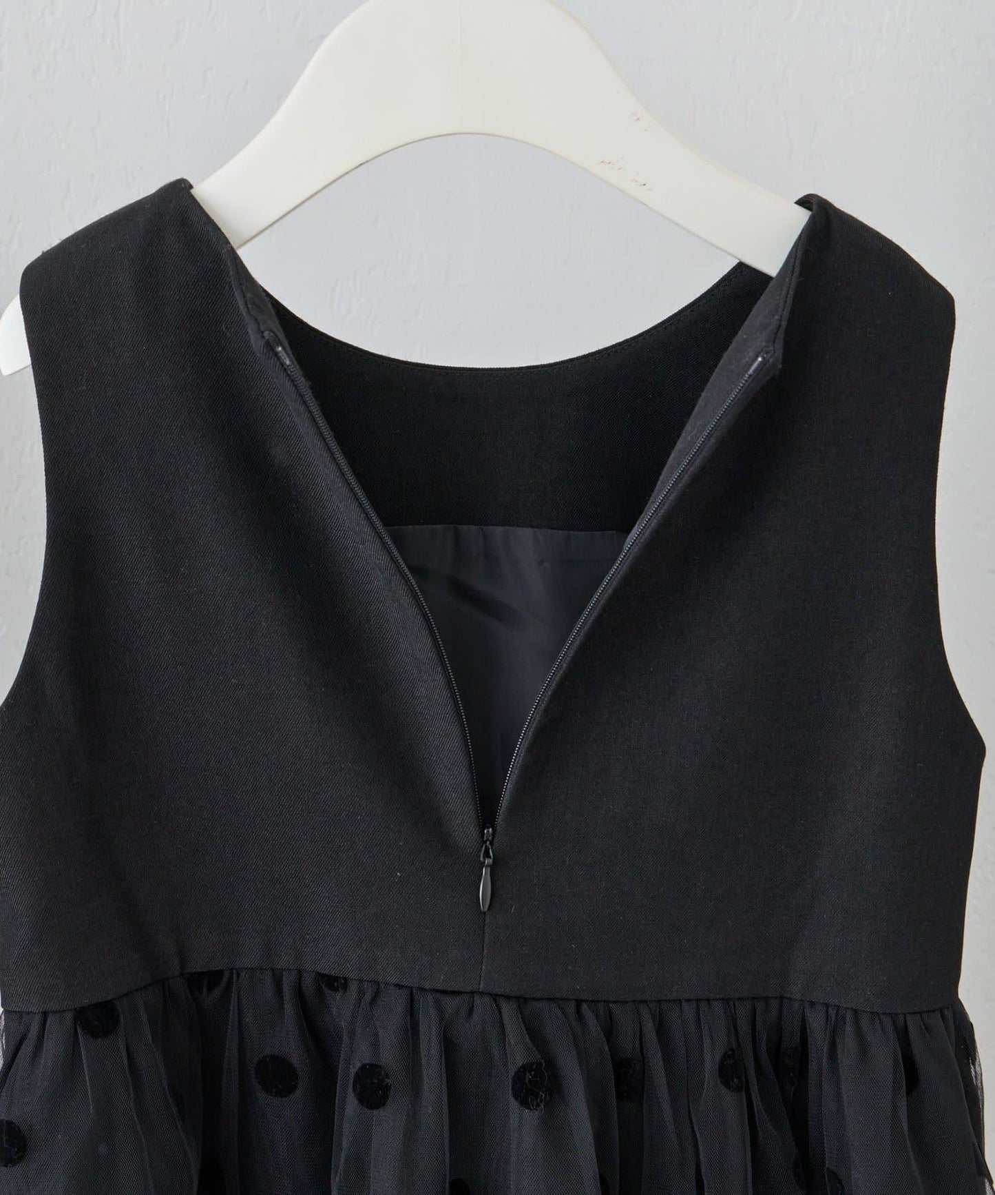 兒童禮儀 圓點網紗 夾克連衣裙套裝