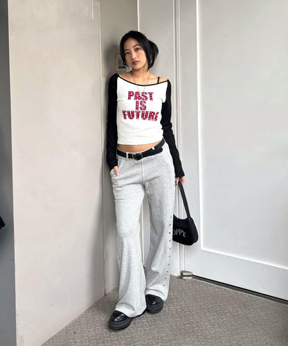STAR STUDS RAGLAN LOG 上衣