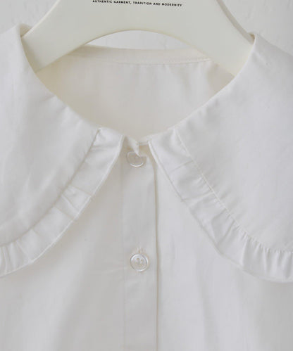 兒童正式場合 大翻領褶襉 連衣裙套裝