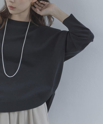 防起球繭形針織上衣（部分色）