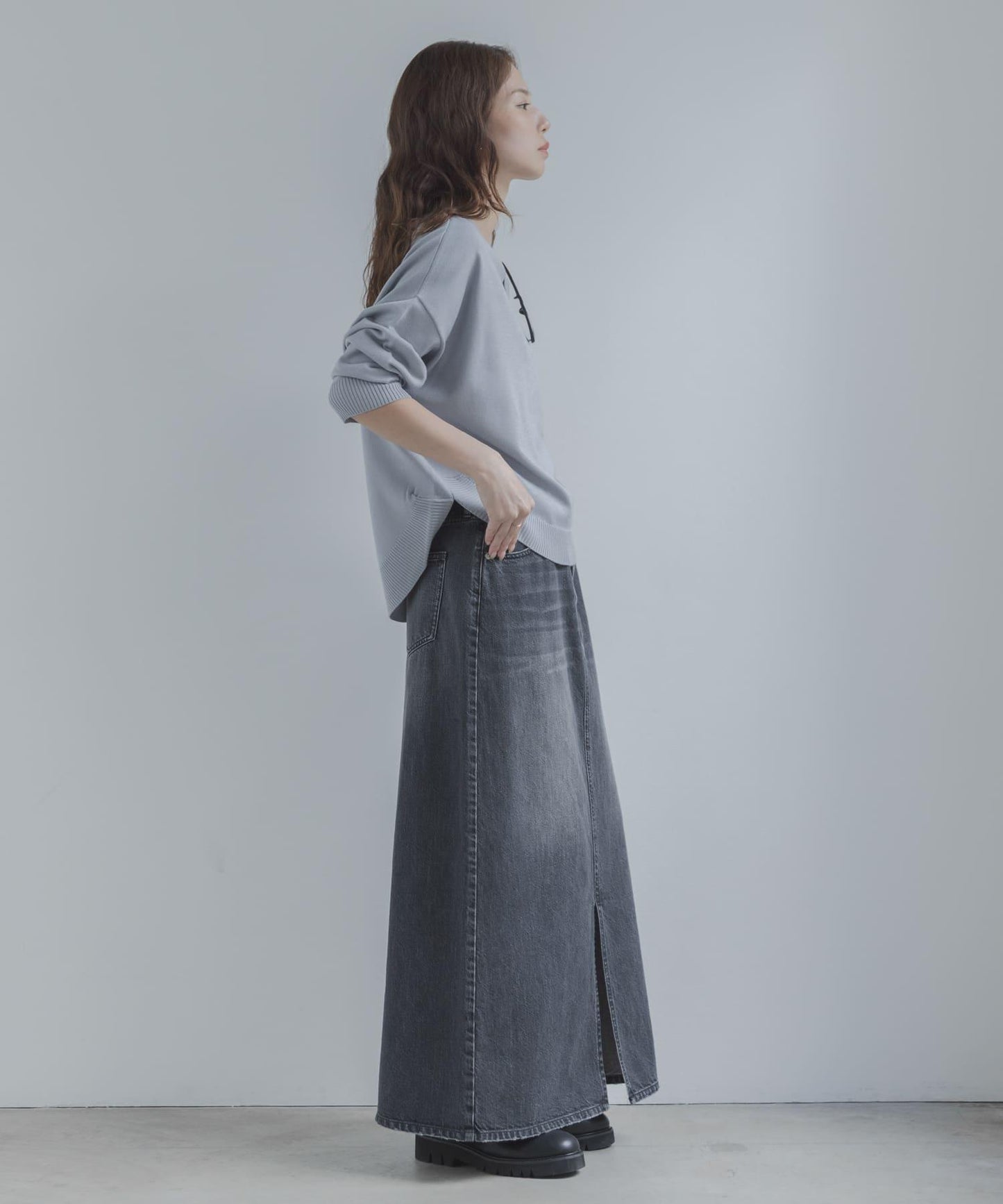 防起球繭形針織上衣（部分色）