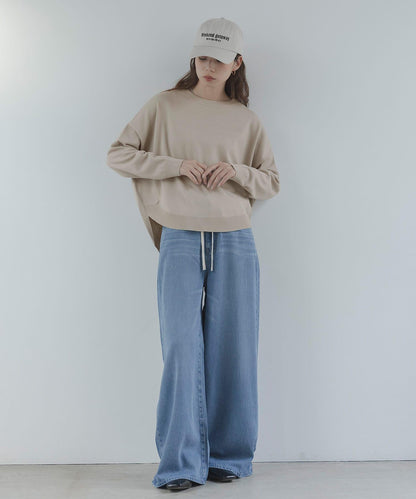 防起球繭形針織上衣（部分色）