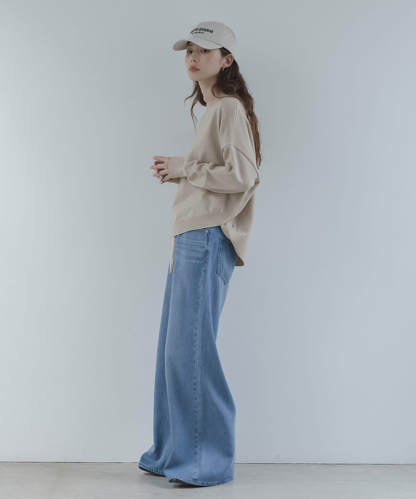 防起球繭形針織上衣（部分色）