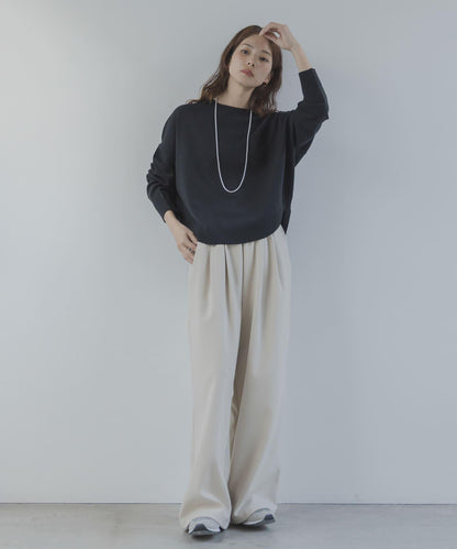 防起球繭形針織上衣（部分色）