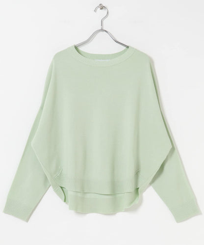 防起球繭形針織上衣（部分色）