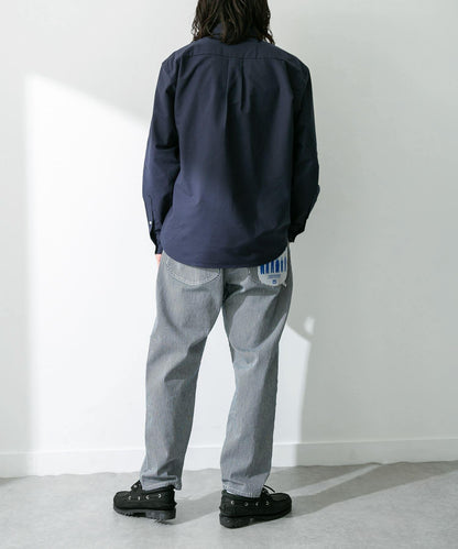 抗菌牛津佈扣領長袖襯衫