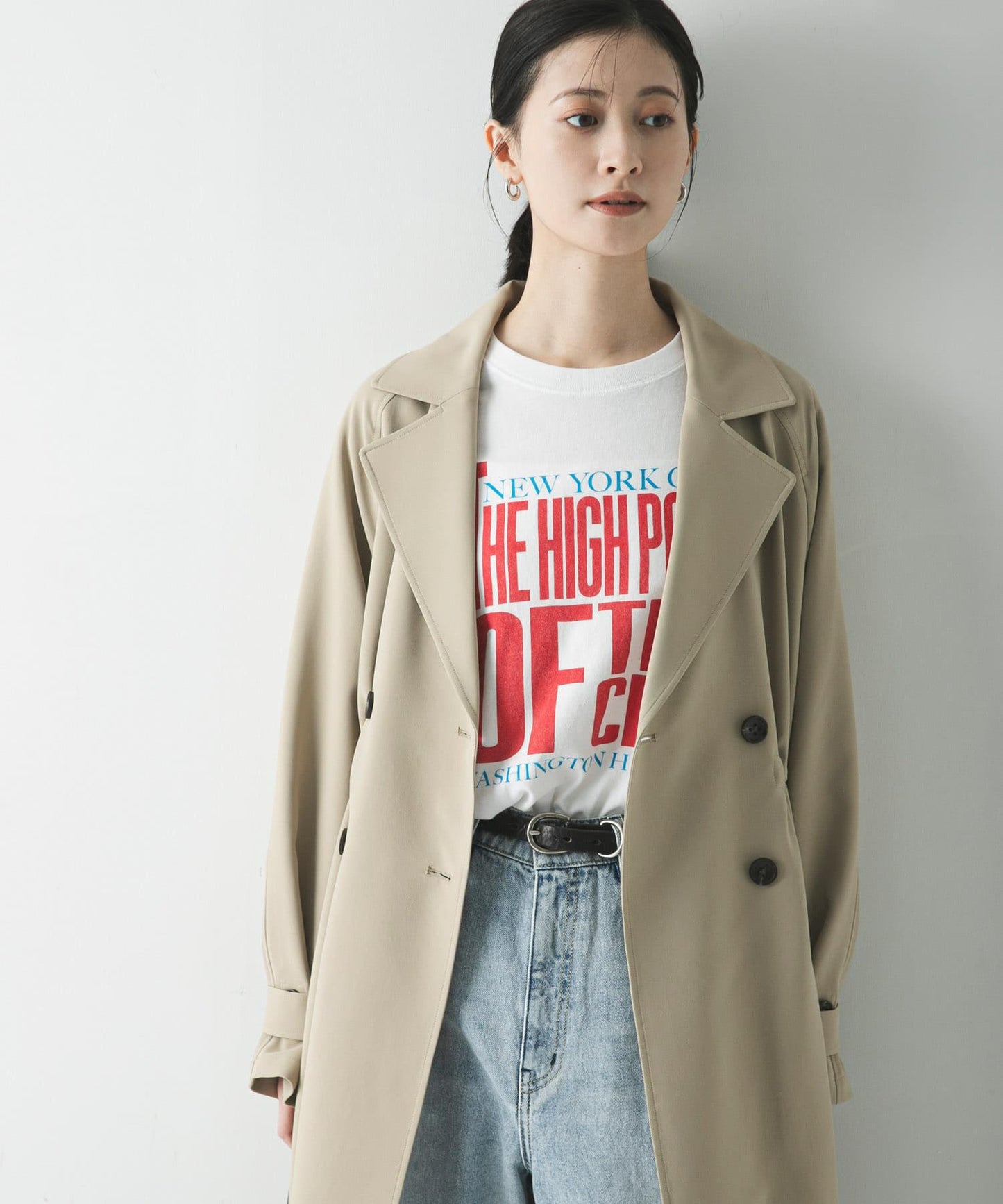 防潑水防紫外線 抽繩風衣