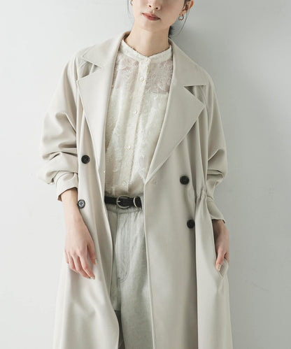 防潑水防紫外線 抽繩風衣