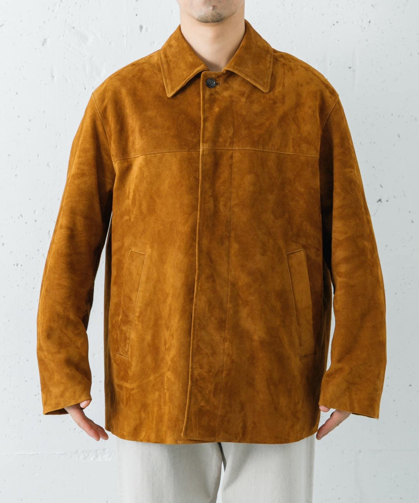 山羊麂皮 GOAT SUEDE MAC COAT 風衣