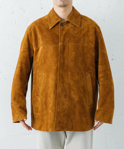 山羊麂皮 GOAT SUEDE MAC COAT 風衣