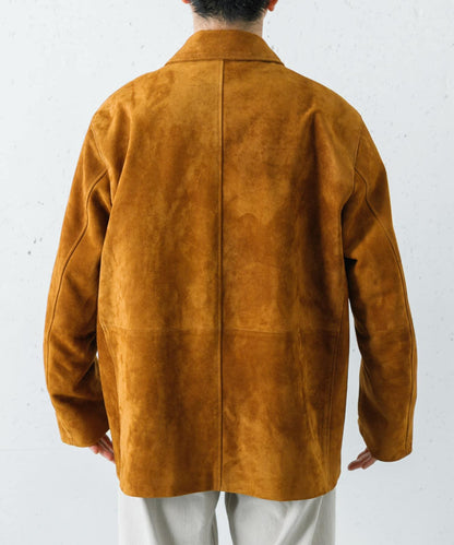 山羊麂皮 GOAT SUEDE MAC COAT 風衣