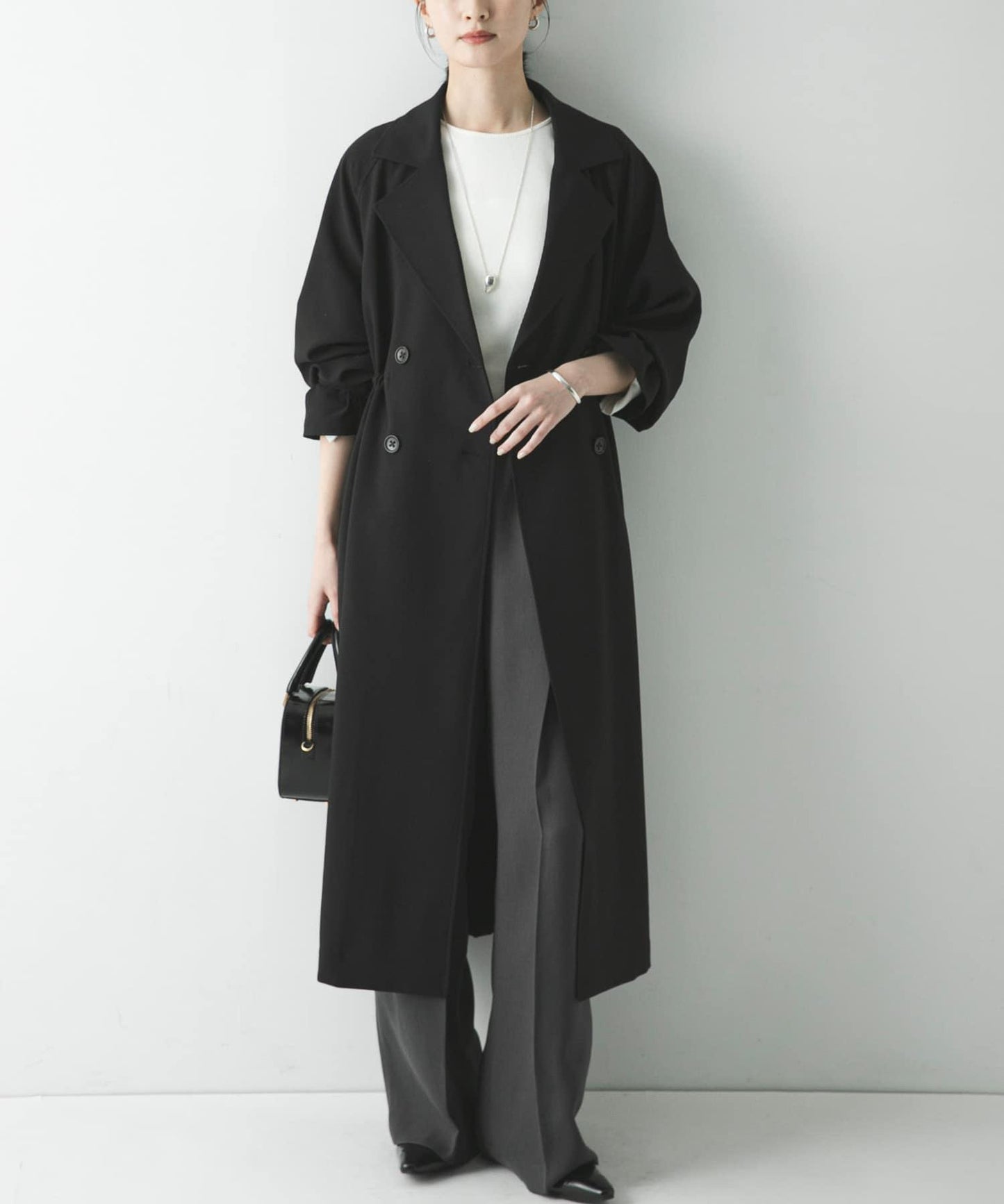 防潑水防紫外線 抽繩風衣