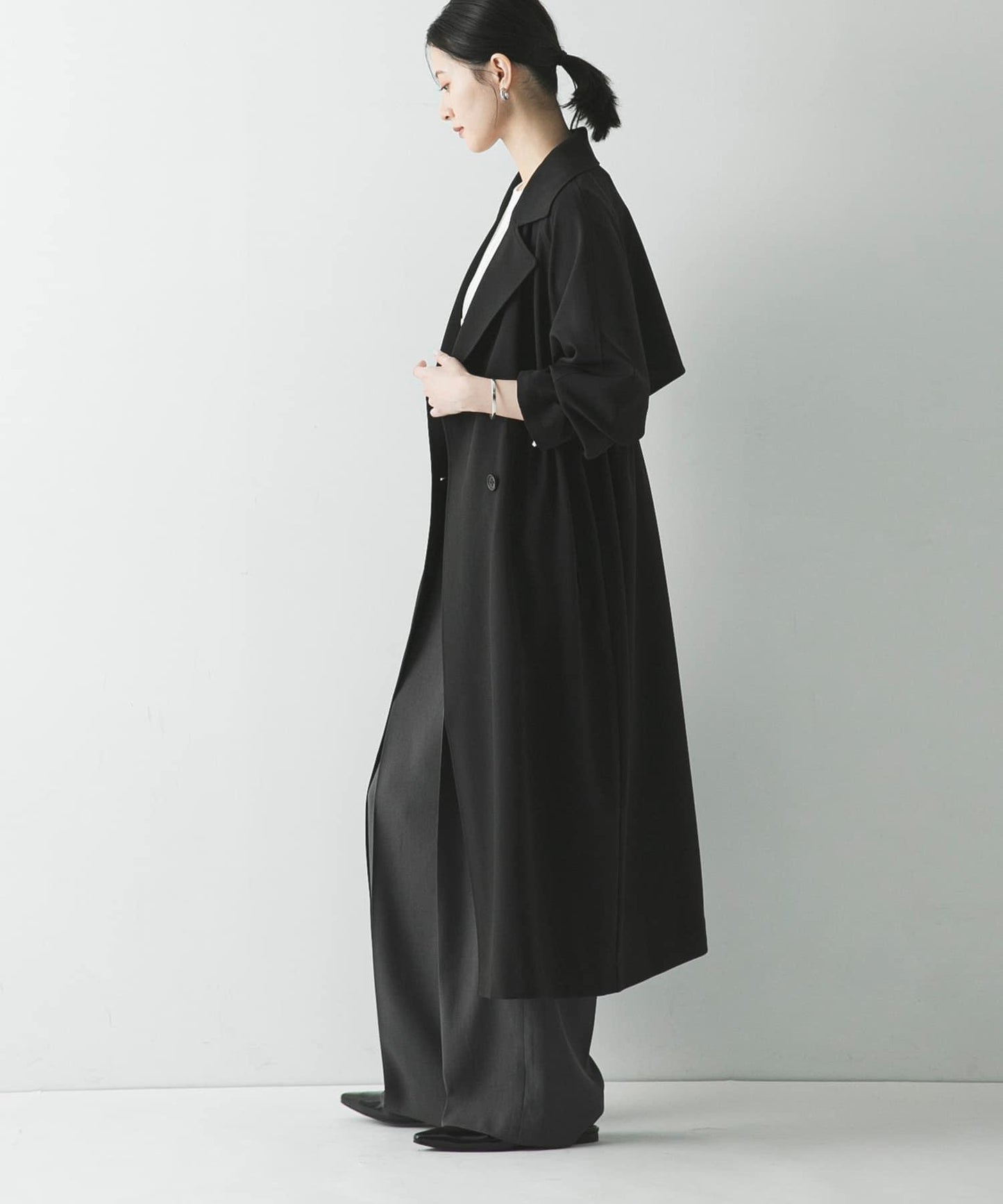 防潑水防紫外線 抽繩風衣