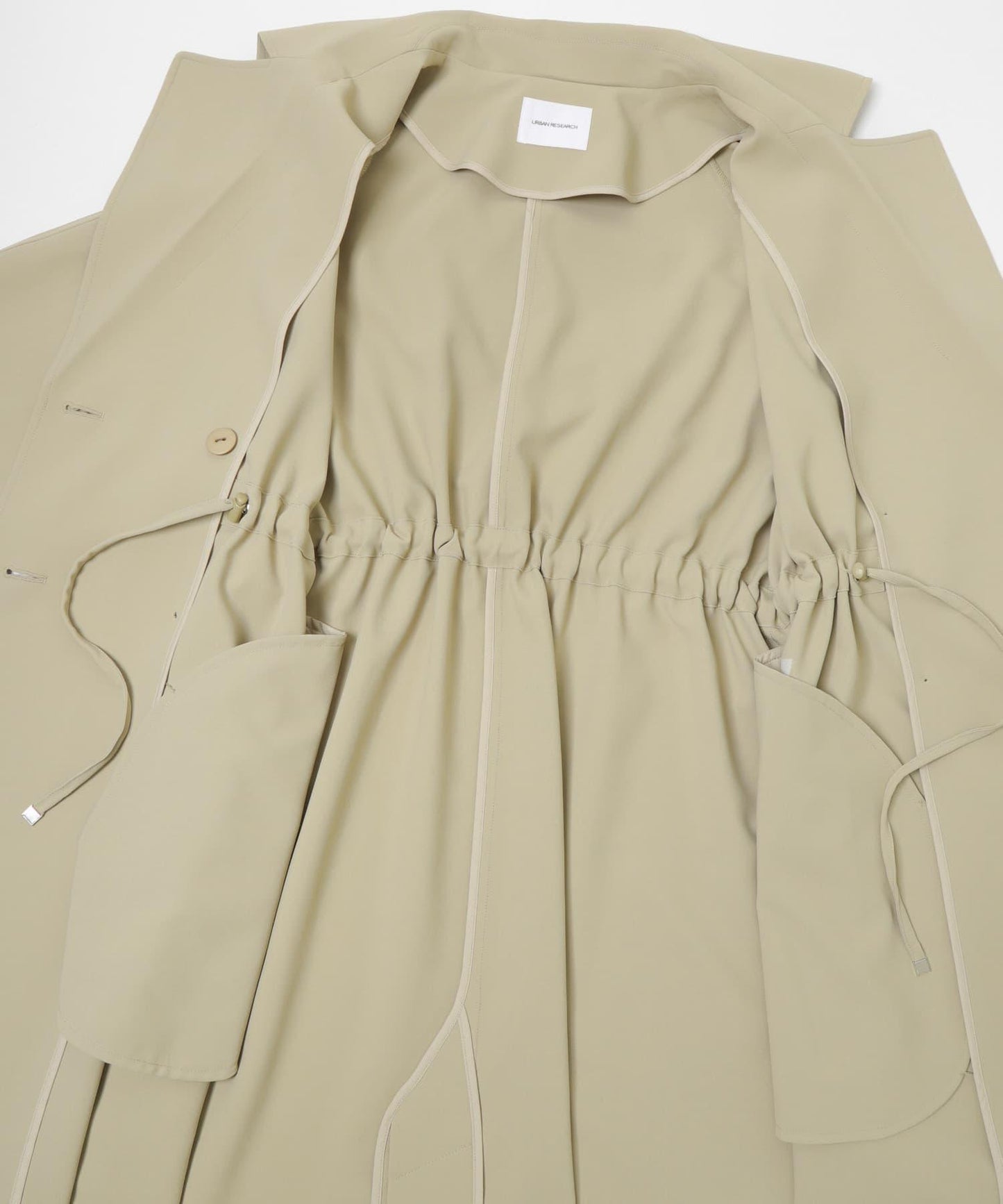 防潑水防紫外線 抽繩風衣