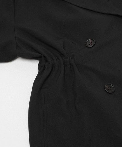 防潑水防紫外線 抽繩風衣