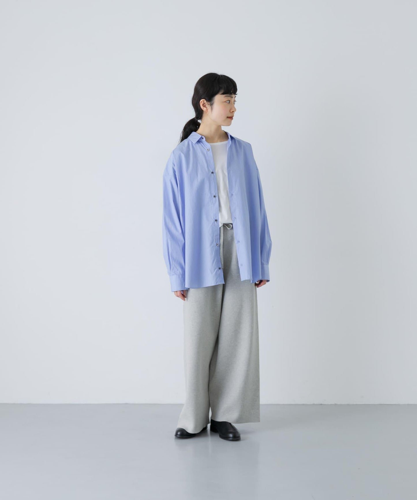 棉羊絨針織褲子