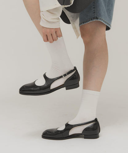 剪裁設計瑪麗珍樂福鞋