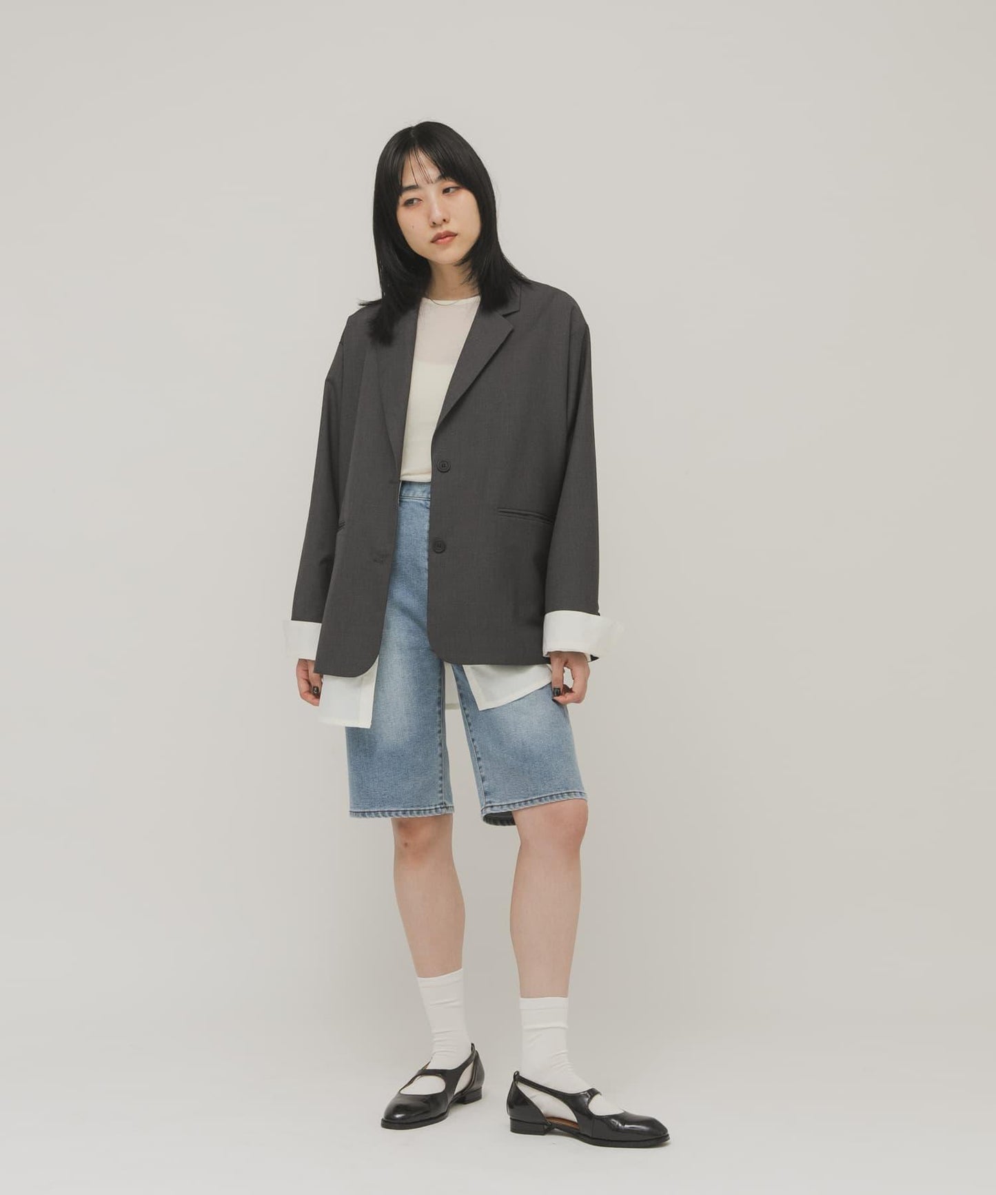 剪裁設計瑪麗珍樂福鞋